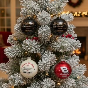 (Lot Of 4) Vintage Winner's Circle Dale Earnhardt NASCAR Christmas Ornaments 199